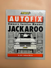 Load image into Gallery viewer, 1981-1992 Autofix Jackaroo Owner&#39;s Service Manual
