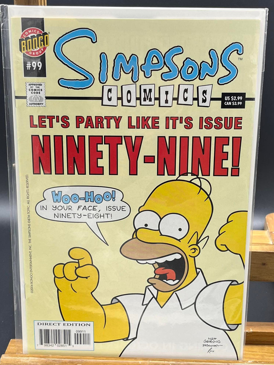 Bongo Simpsons Comics #99 - Near Mint/Unread