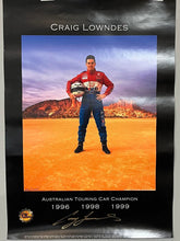 Load image into Gallery viewer, Craig Lowndes ATCC Hand Signed Poster - Limited Edition 372/1000
