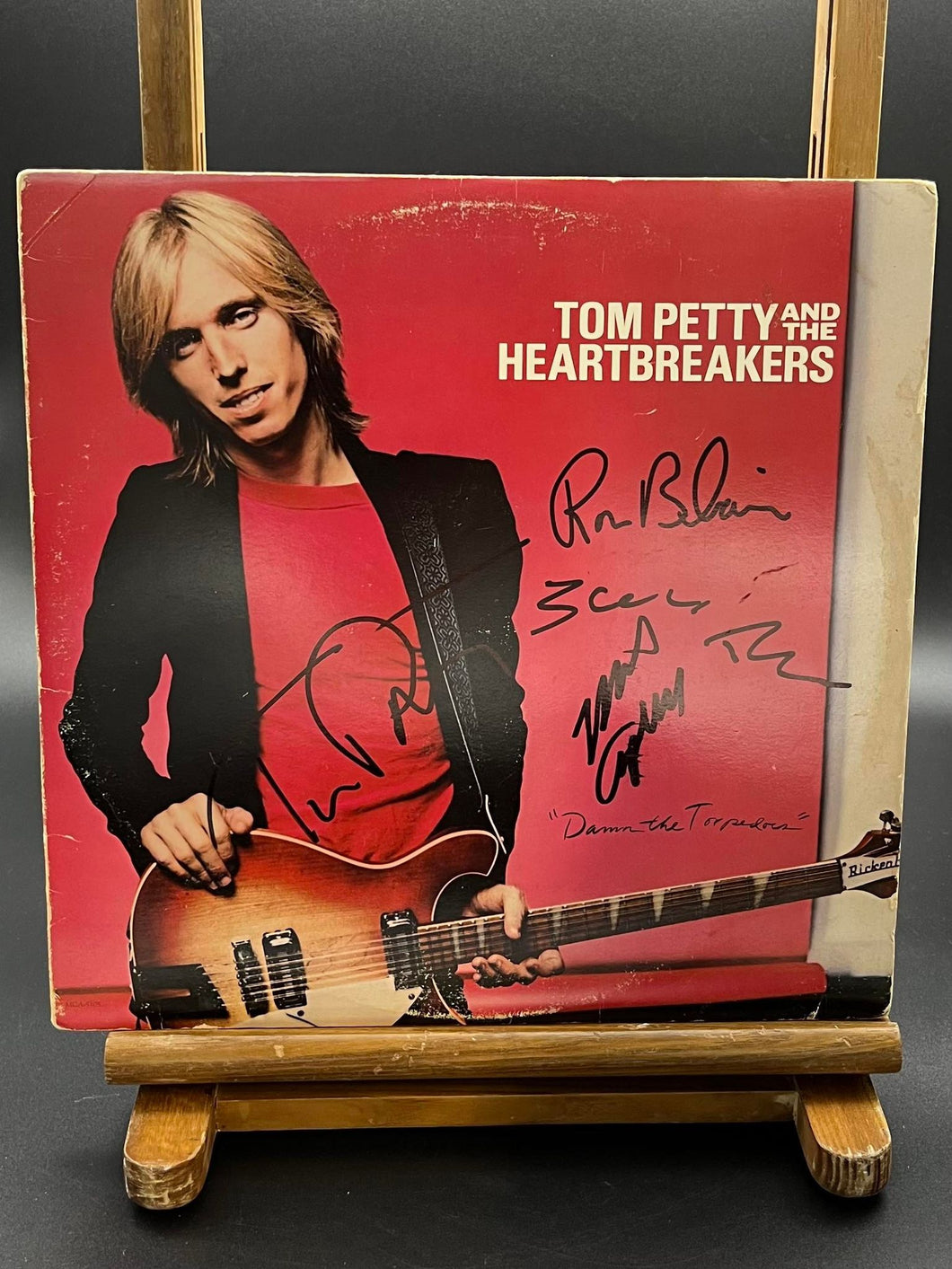 Tom Petty and the Heartbreakers Vinyl Personally Signed by 4 Band Members