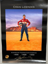 Load image into Gallery viewer, Craig Lowndes ATCC Hand Signed Poster - Limited Edition 371/1000
