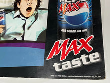 Load image into Gallery viewer, Vintage Pepsi Max Light Card Advertisement
