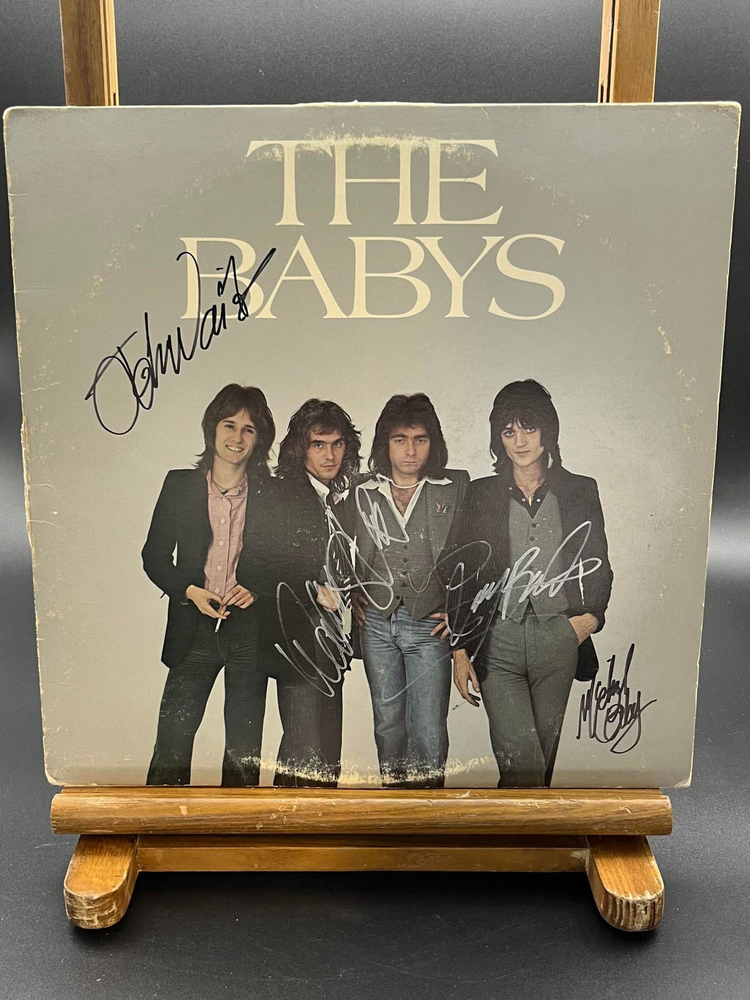 The Babys Vinyl Personally Signed by 4 Band Members