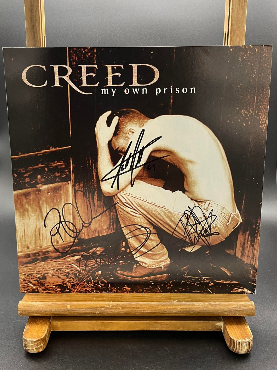 Creed Promo Card Personally Signed by 4 Band Members