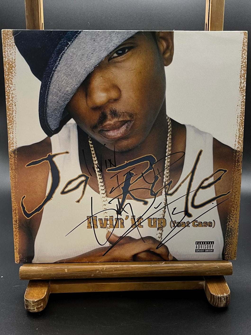 Ja Rule Vinyl Cover Personally Signed by Ja Rule
