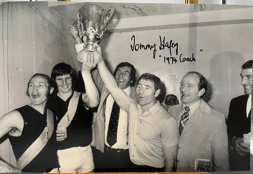 Tommy Hafey Hand Signed Photograph