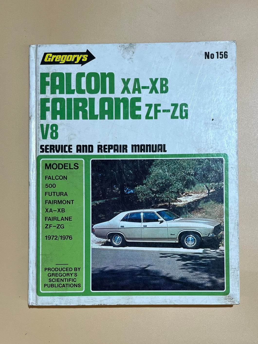 Falcon XA-XB Fairlane ZF -ZG V8 Service and Repair Manual