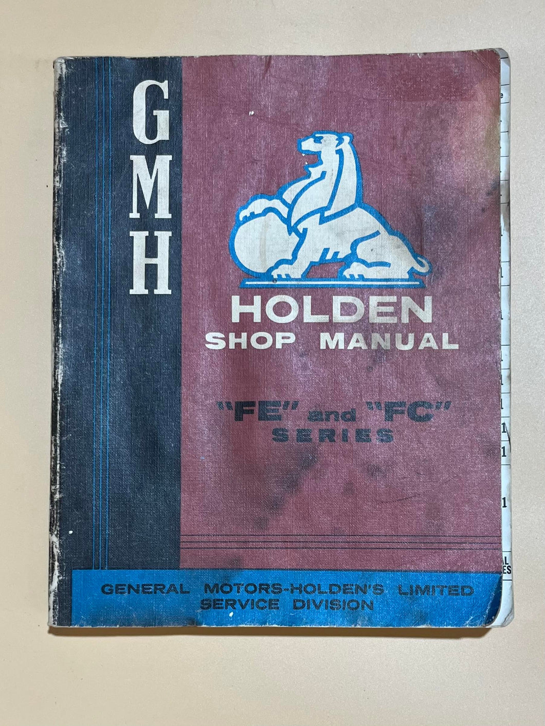 GMH Holden Shop Manual FE & FC Series
