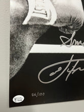 Load image into Gallery viewer, Muhammad Ali &amp; Joe Frazier Hand Signed Photograph - &quot;Thriller in Manilla&quot; Limited Edition
