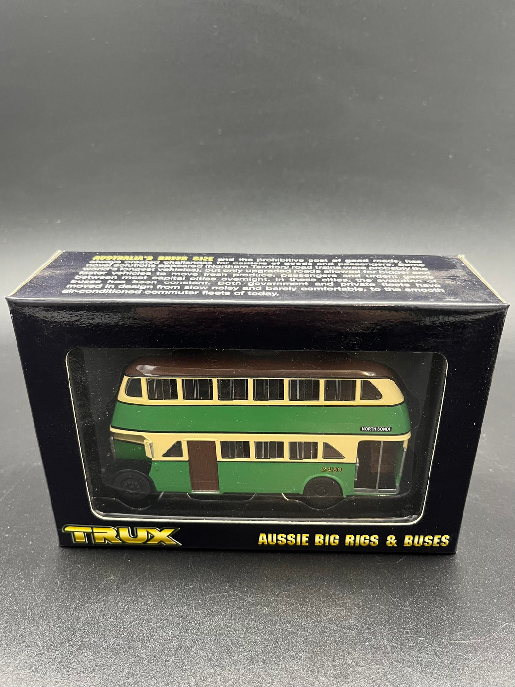 TRUX - 1950 AEC Regent 111 Double Decker Bus - Route 380 North Bondi